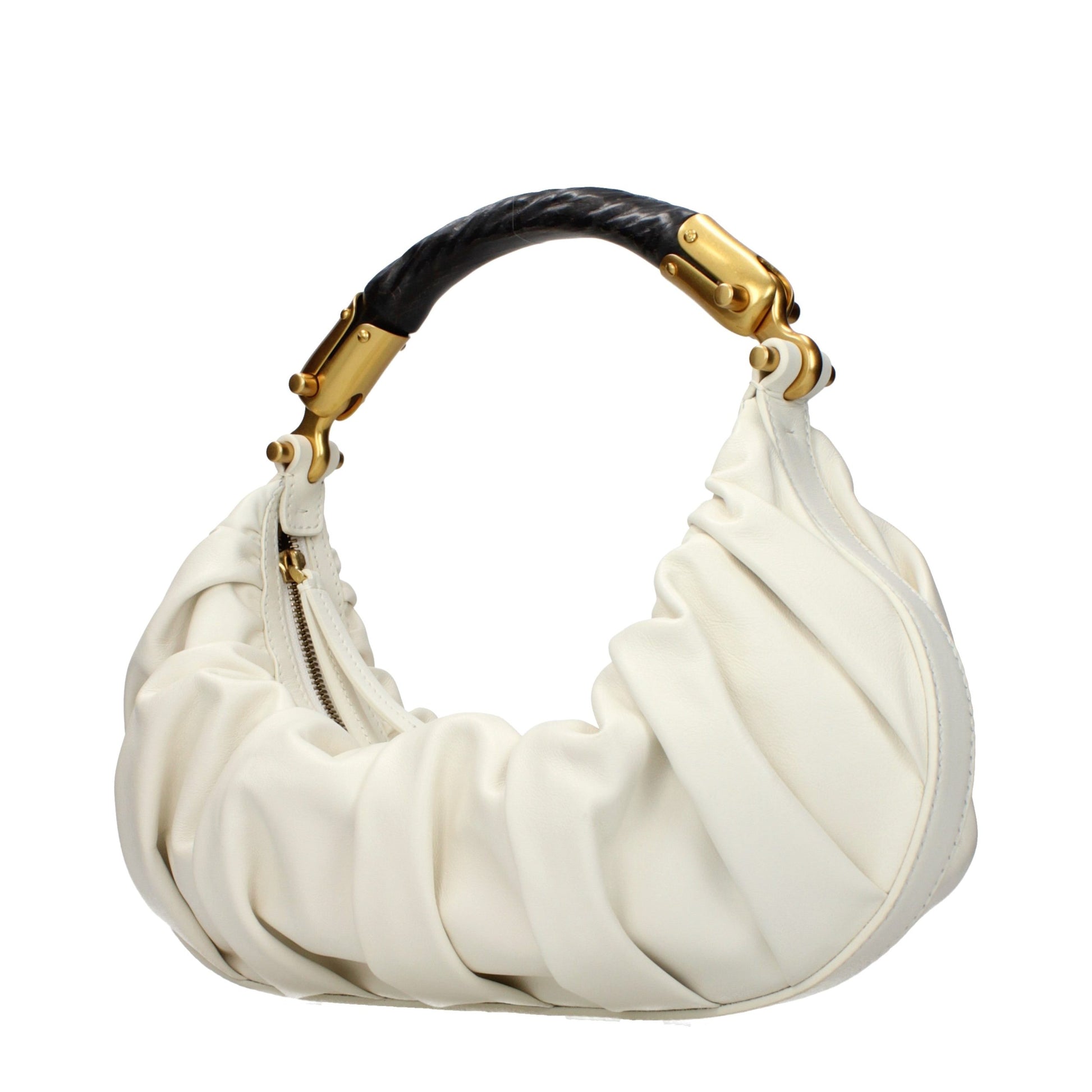Sac à main Balmain en cuir beige