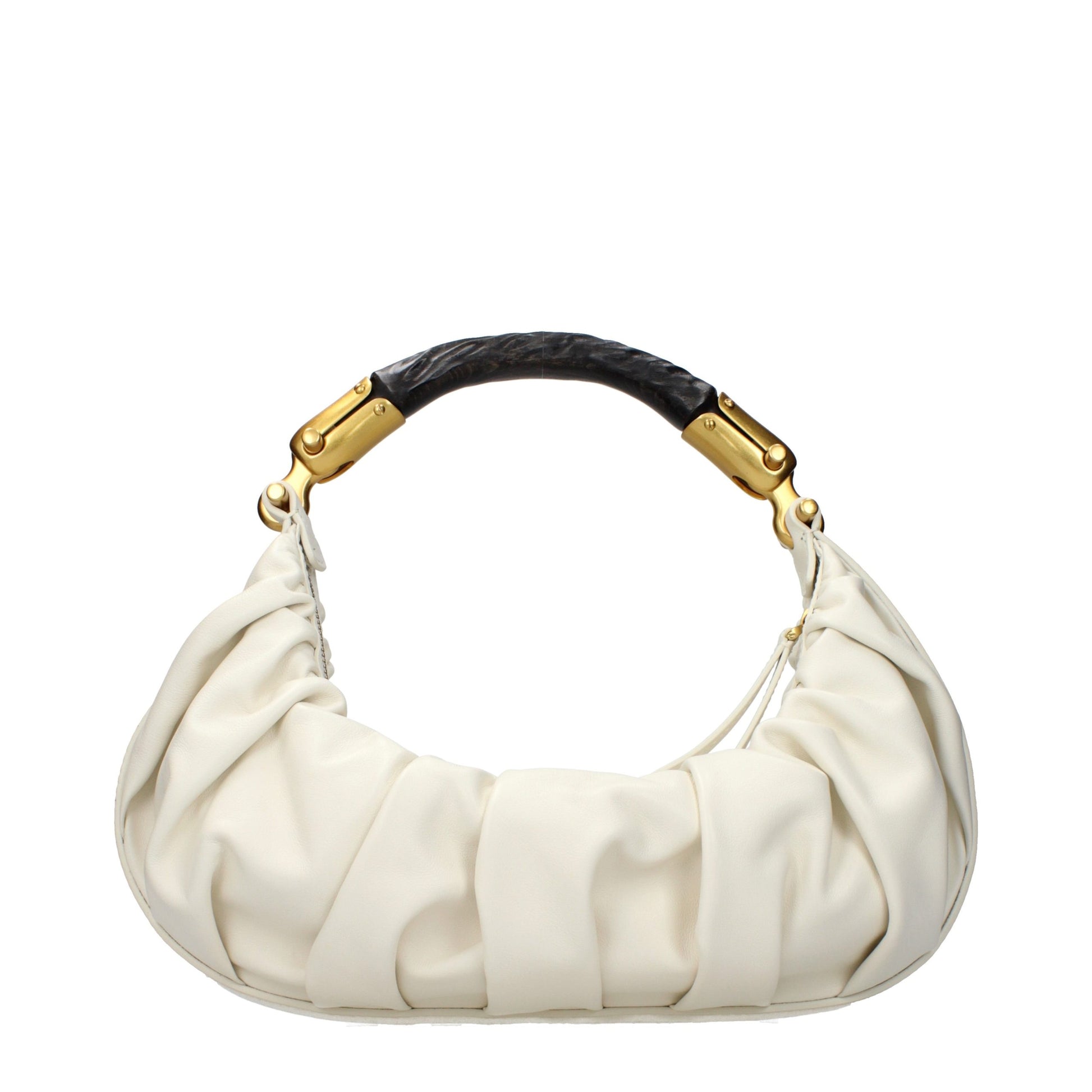 Sac à main Balmain en cuir beige