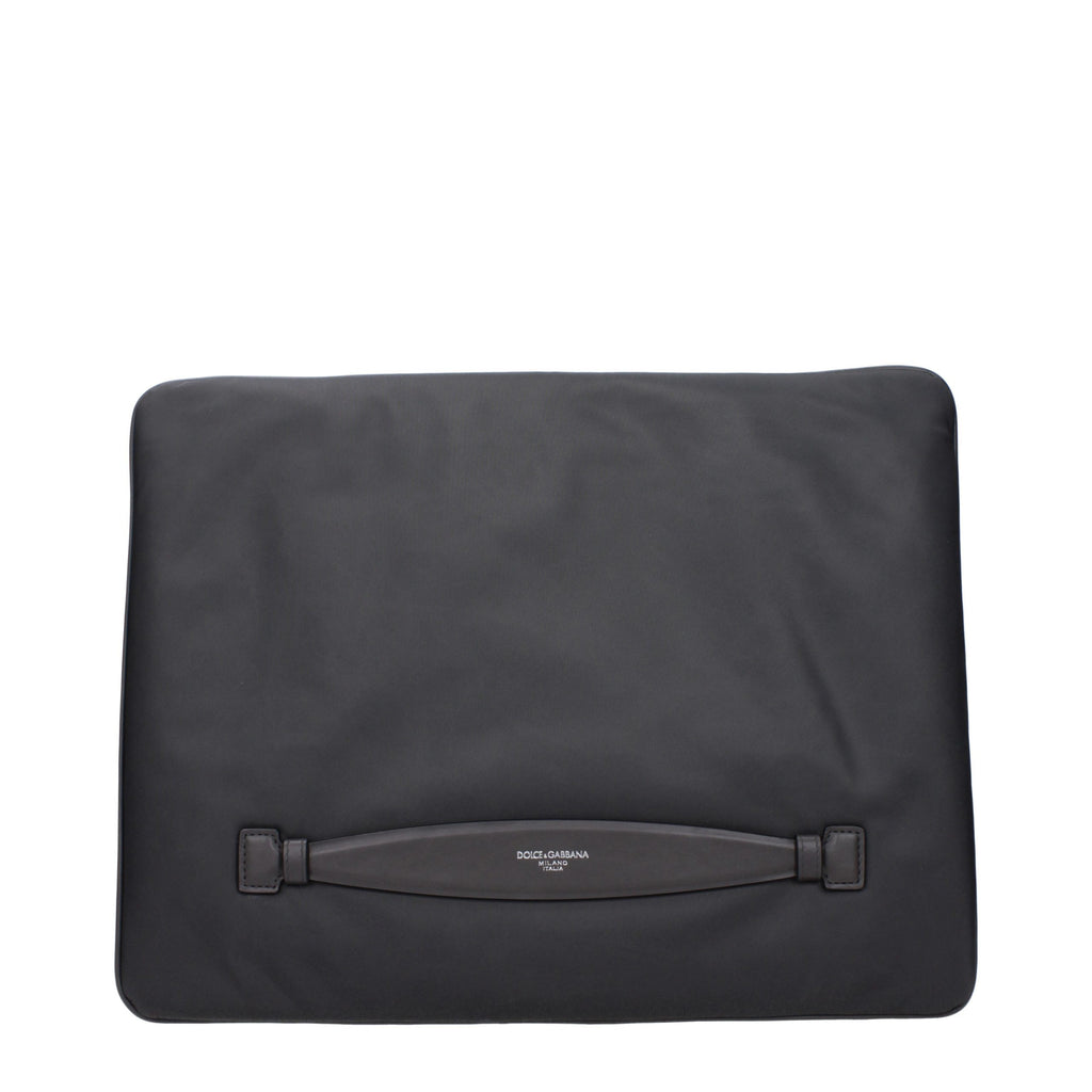 Pochette Dolce & Gabbana en tissu gris
