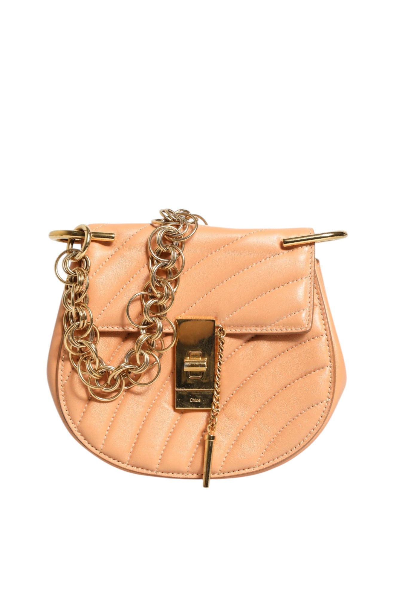 Sac à bandoulière Chloé Drew Bijou en cuir de veau matelassé