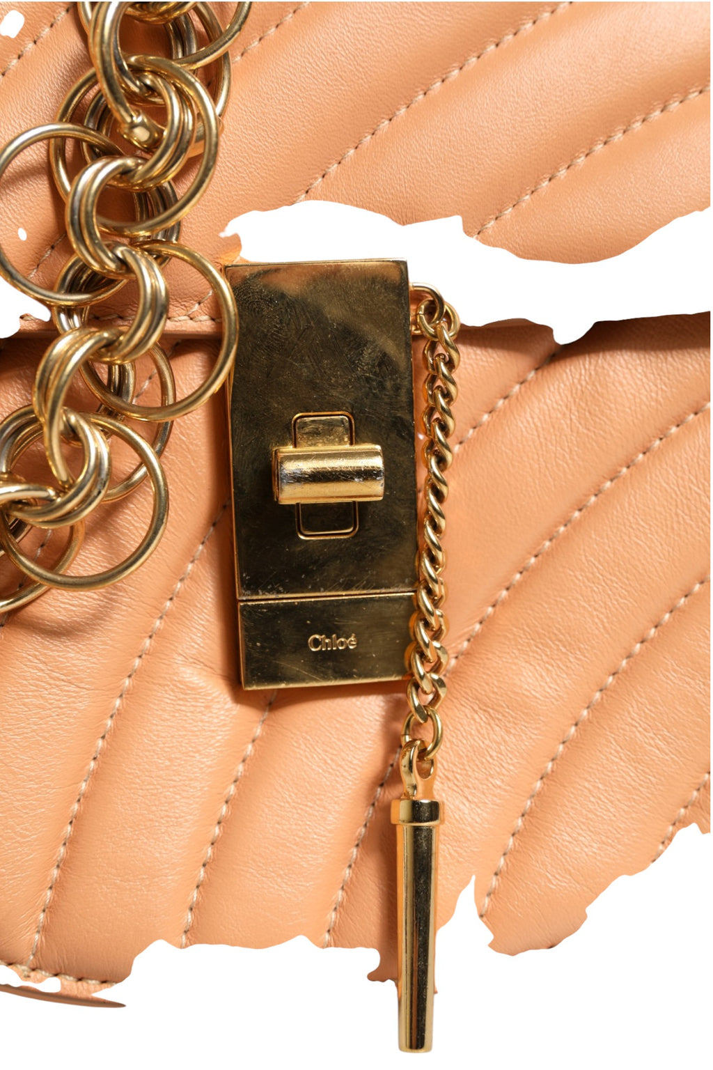 Sac à bandoulière Chloé Drew Bijou en cuir de veau matelassé
