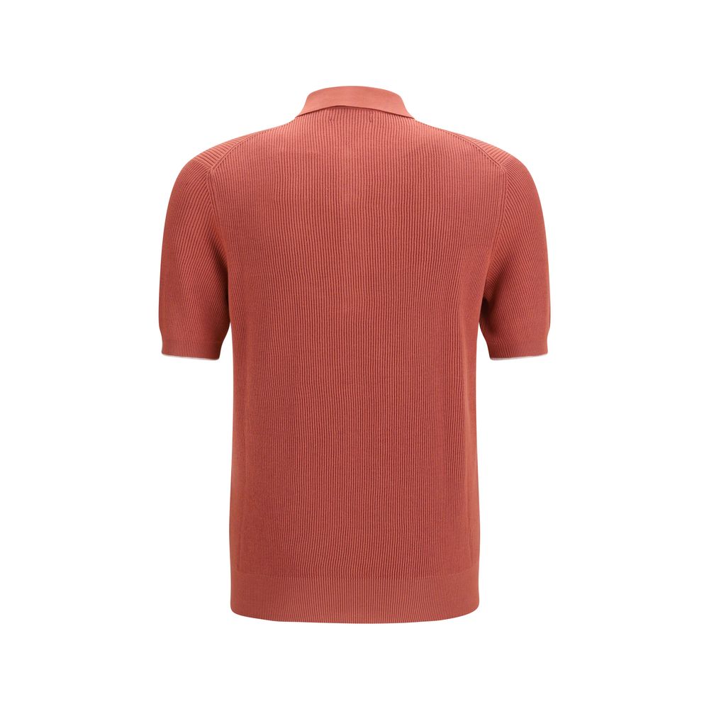 Brunello Cucinelli Multicolor Polo Shirt for Men alternate view