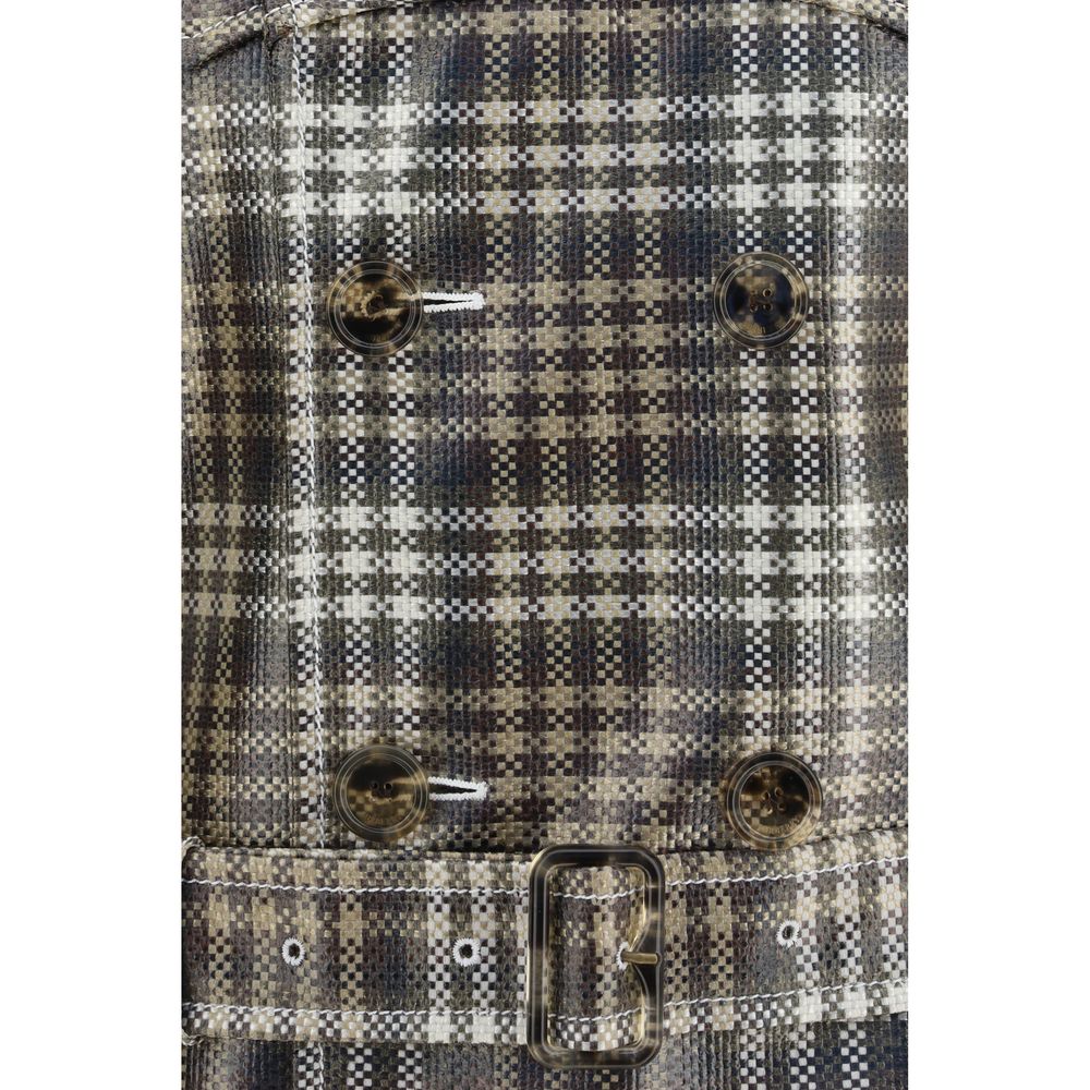 Burberry Brown Trench Coats for Men detail view