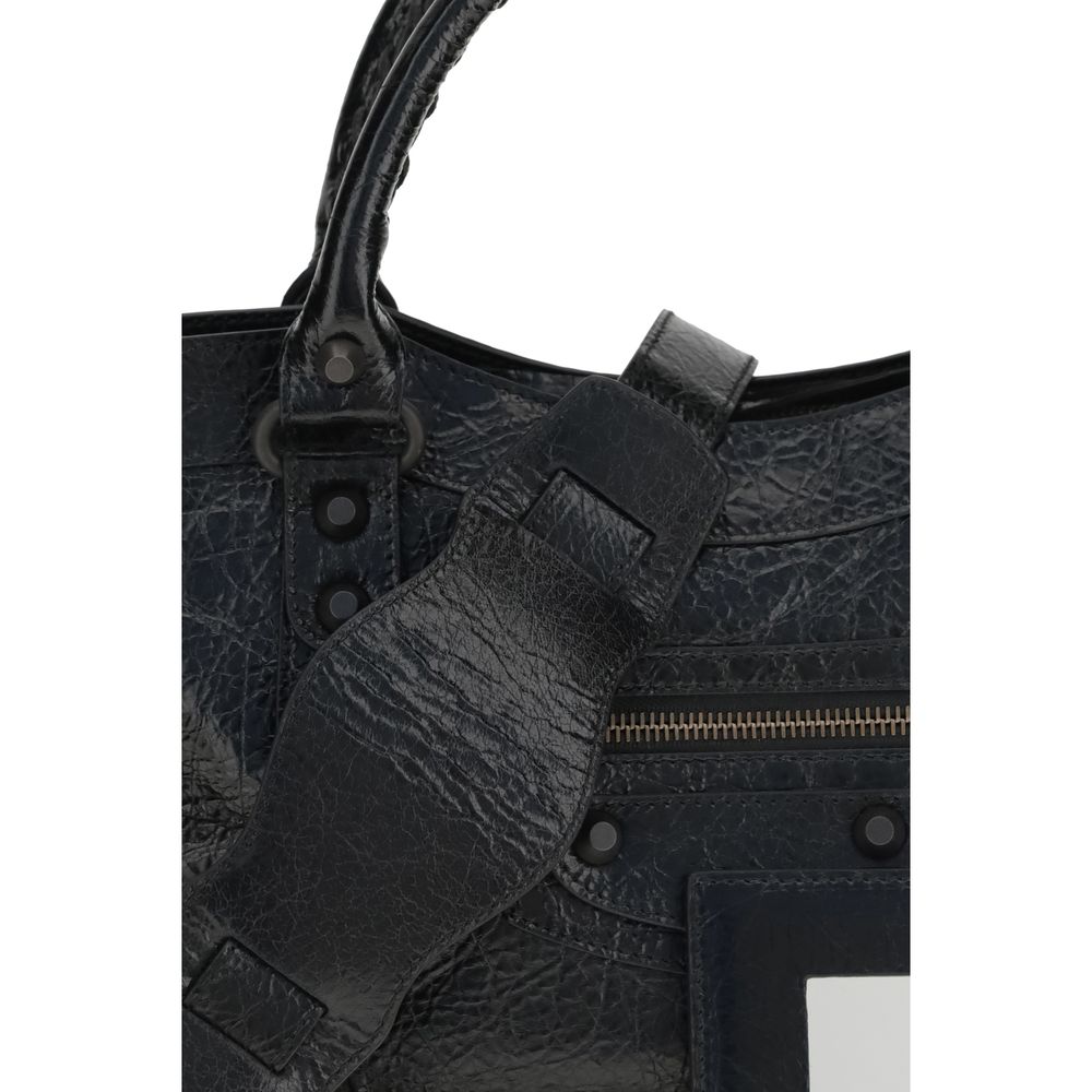 Balenciaga Black Shoulder Bag side view