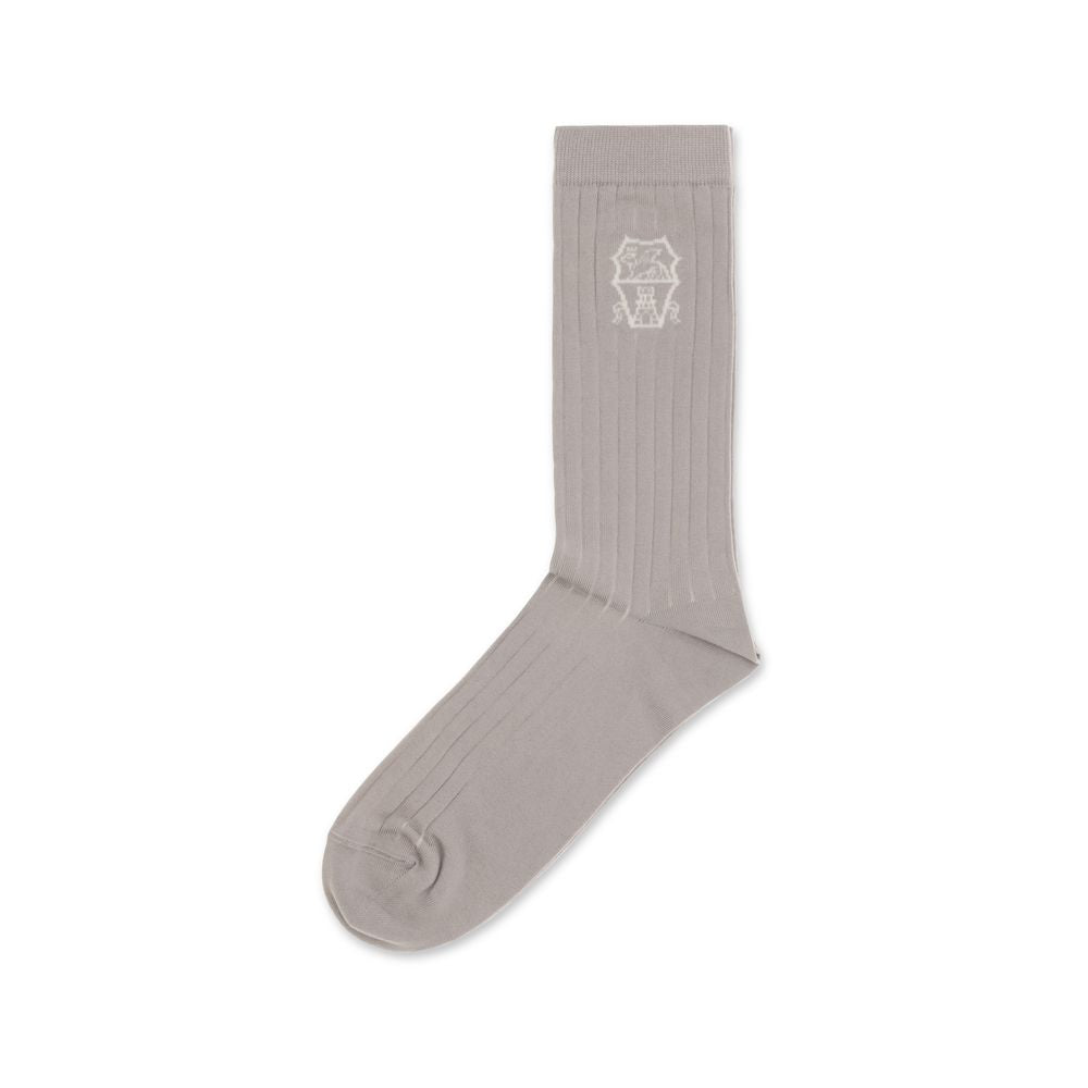 Chaussettes en coton beiges Brunello Cucinelli
