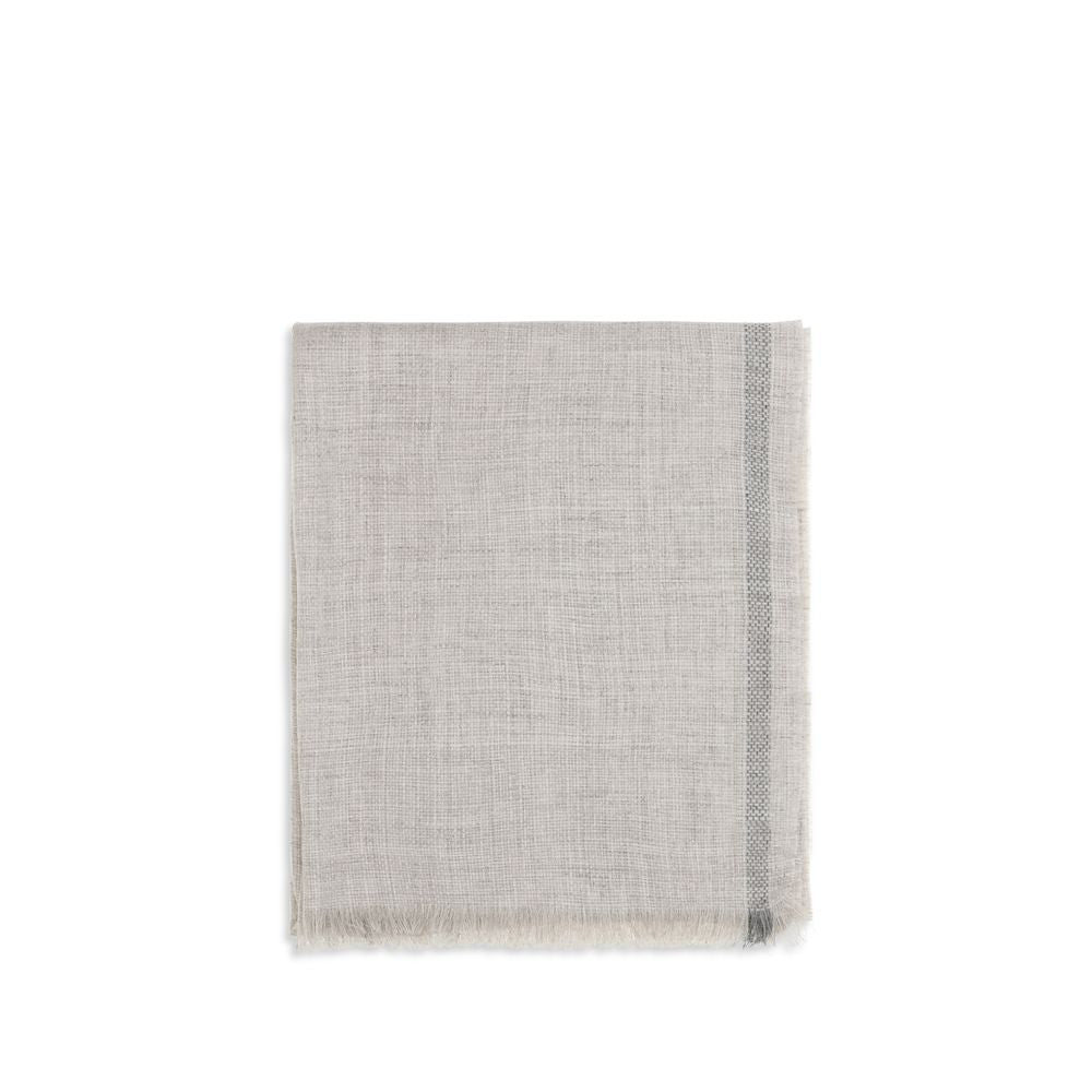 Brunello Cucinelli Gray Scarf