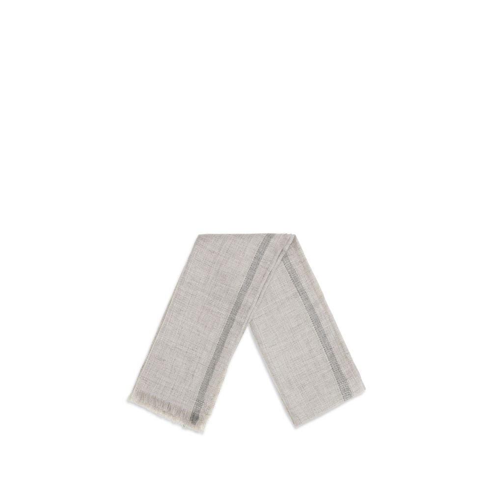Brunello Cucinelli Gray Scarf alternate view