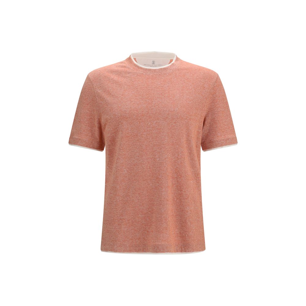 Brunello Cucinelli Orange T-Shirt