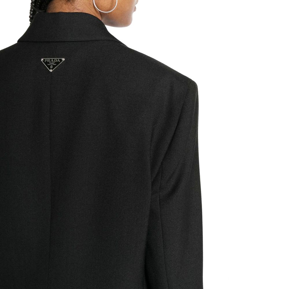 Prada Black Blazer for Women side view