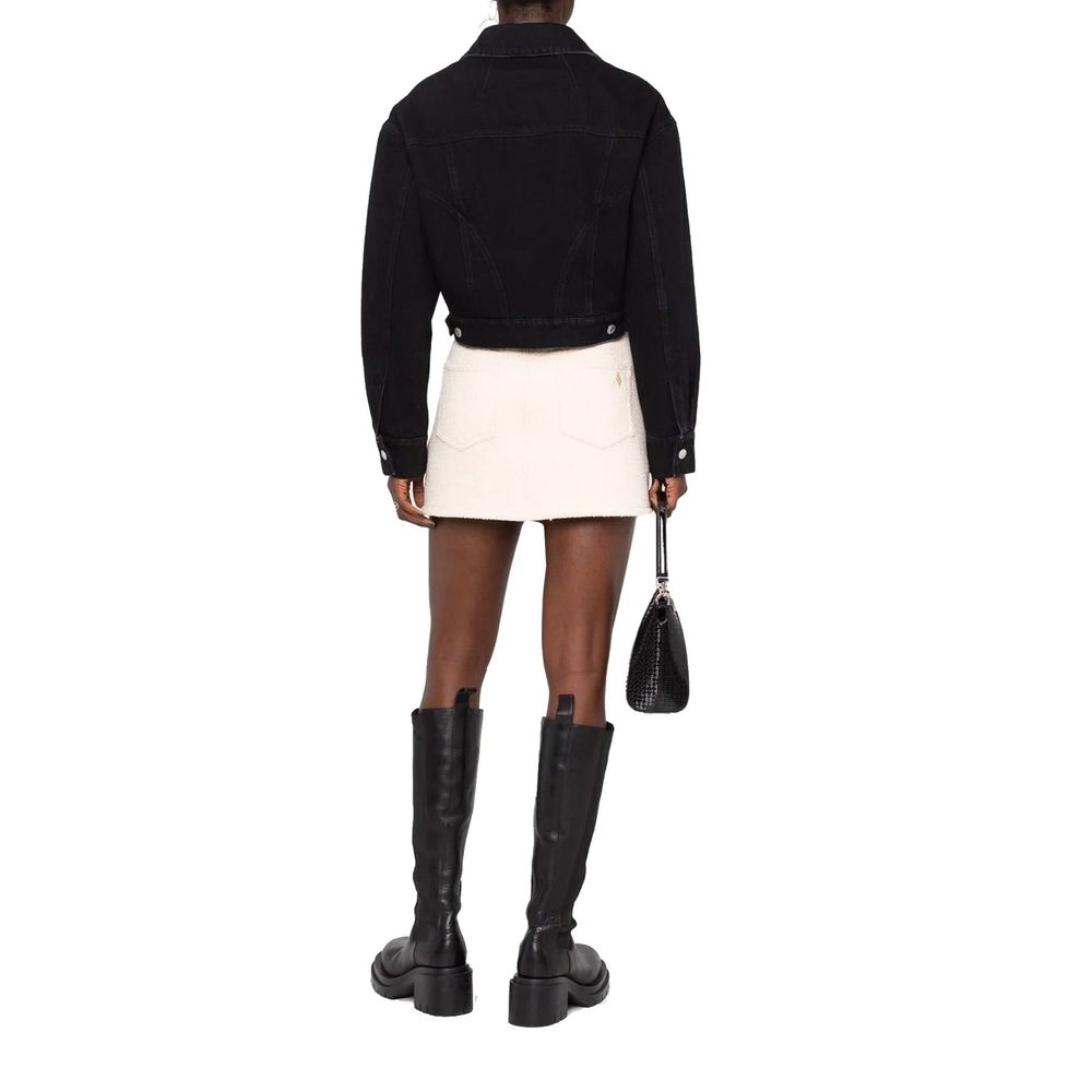 Alexander McQueen Black Denim Jackets for Women detail view