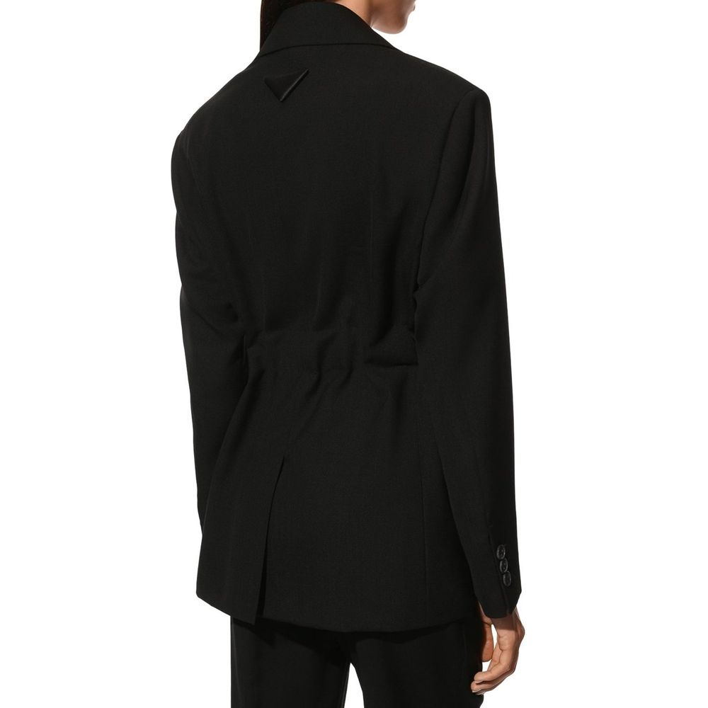 Prada Black Coat for Women detail view
