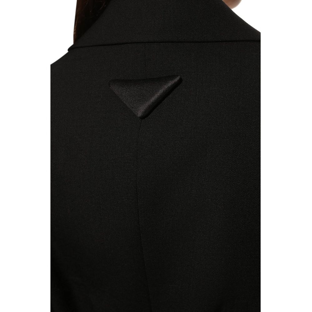 Prada Black Coat for Women side view