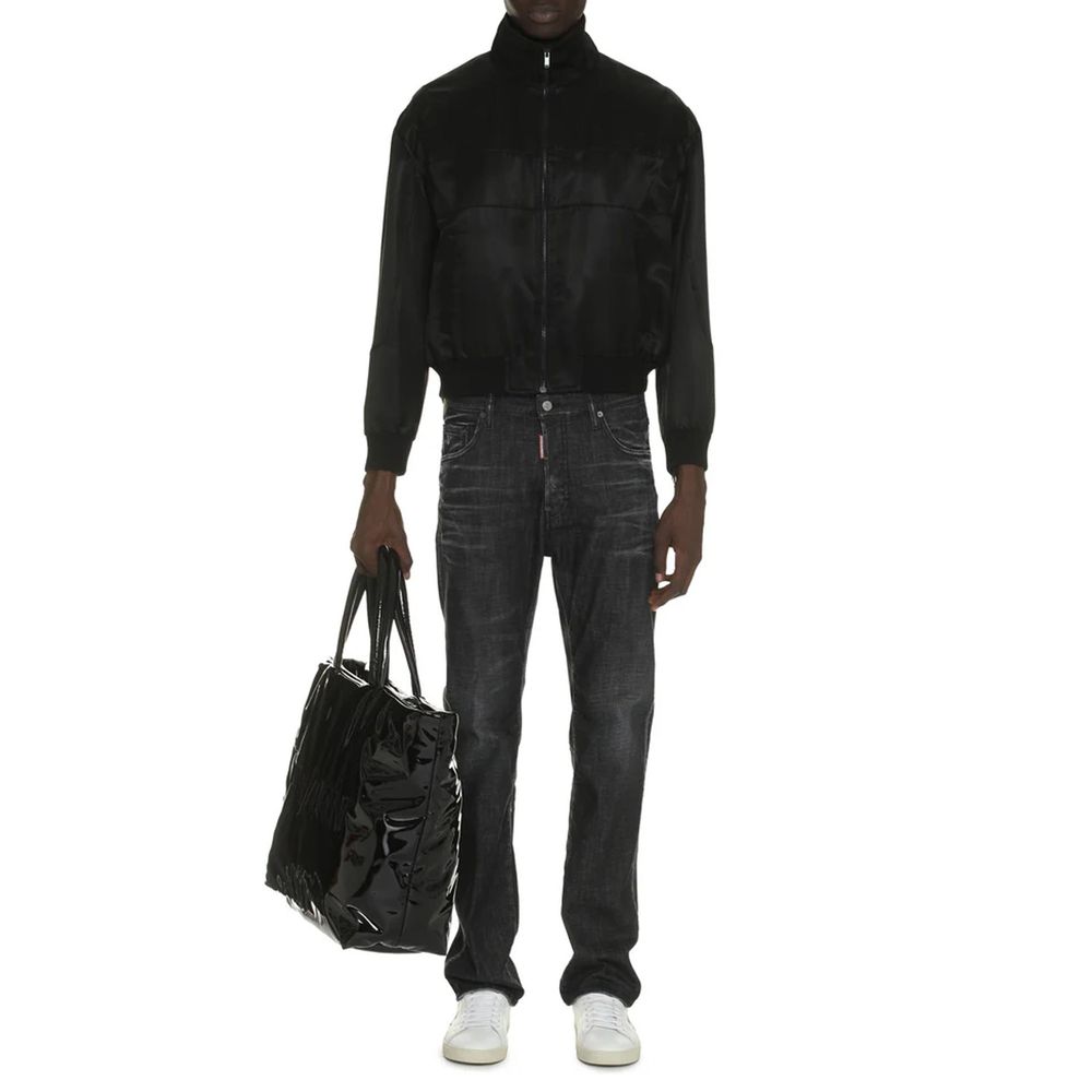 Saint Laurent Black Bomber for Men alternate view