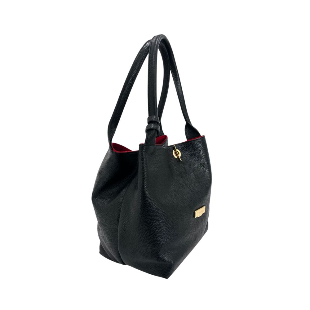 Sac à bandoulière Baldinini Trend noir en cuir de vachette pour femme