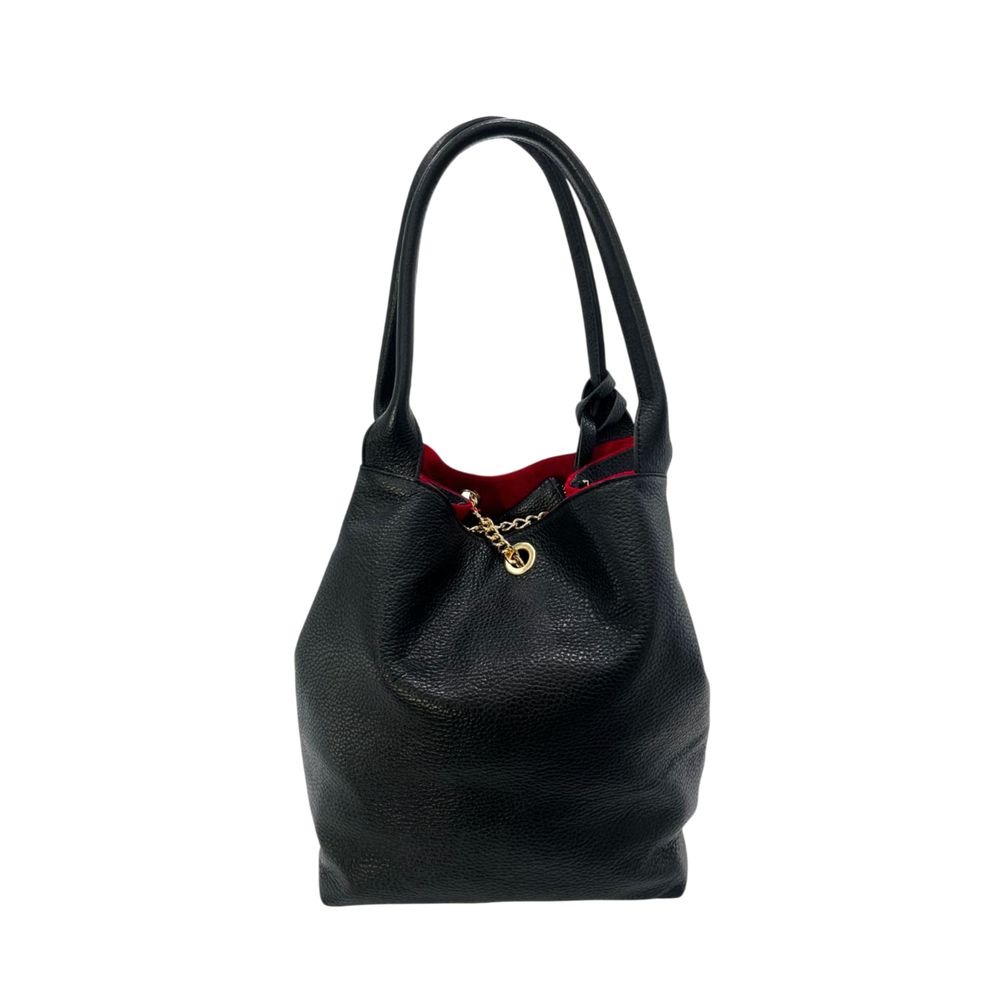 Sac à bandoulière Baldinini Trend noir en cuir de vachette pour femme