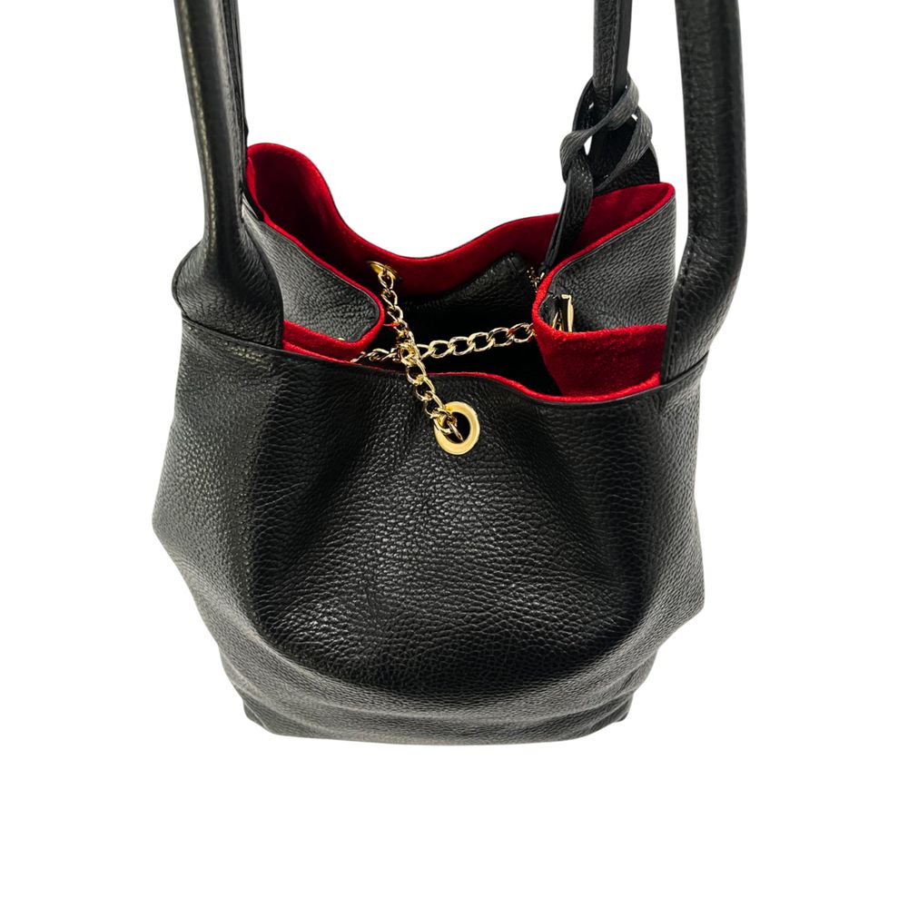 Sac à bandoulière Baldinini Trend noir en cuir de vachette pour femme