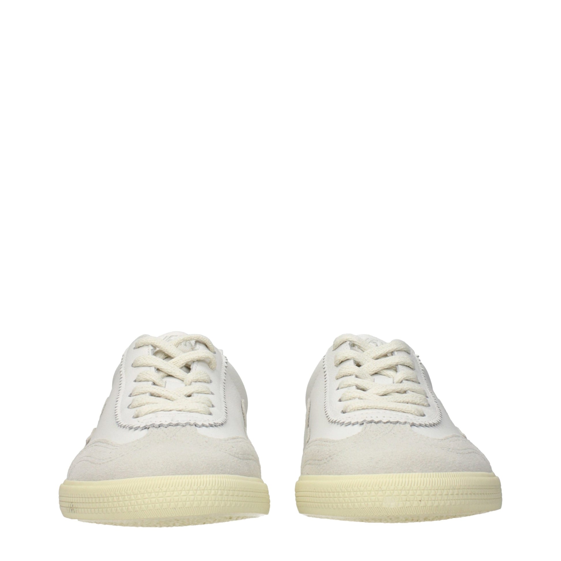 Veja Blue Leather Low Top Sneakers