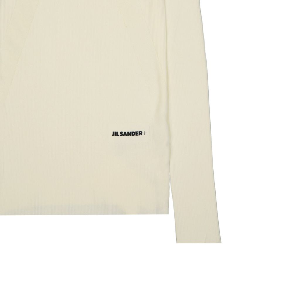Jil Sander White Sweatshirt for Women detail view