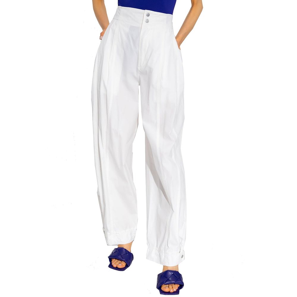 Bottega Veneta White Casual Pants for Women alternate view