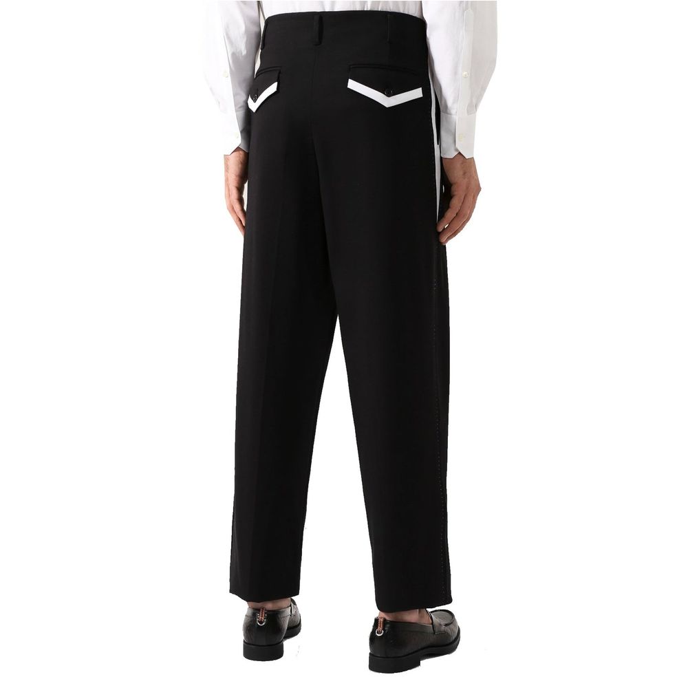 Dolce & Gabbana Black Casual Pants for Men detail view