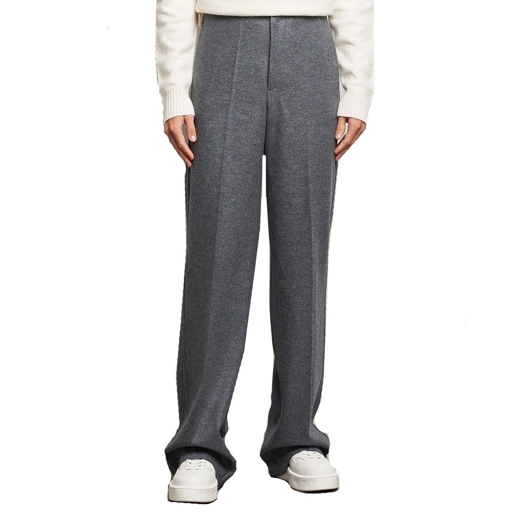 Jil Sander Gray Wool Casual Pants