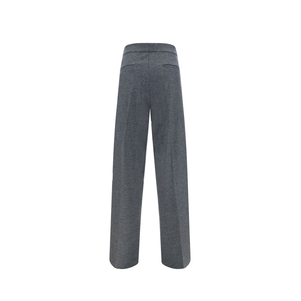 Jil Sander Gray Wool Casual Pants