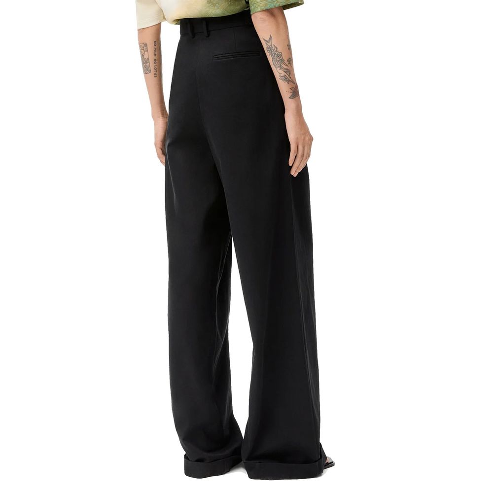 Pantalon décontracté Loewe en coton noir