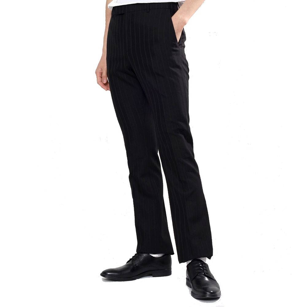 Celine Black Wool Flared Pants