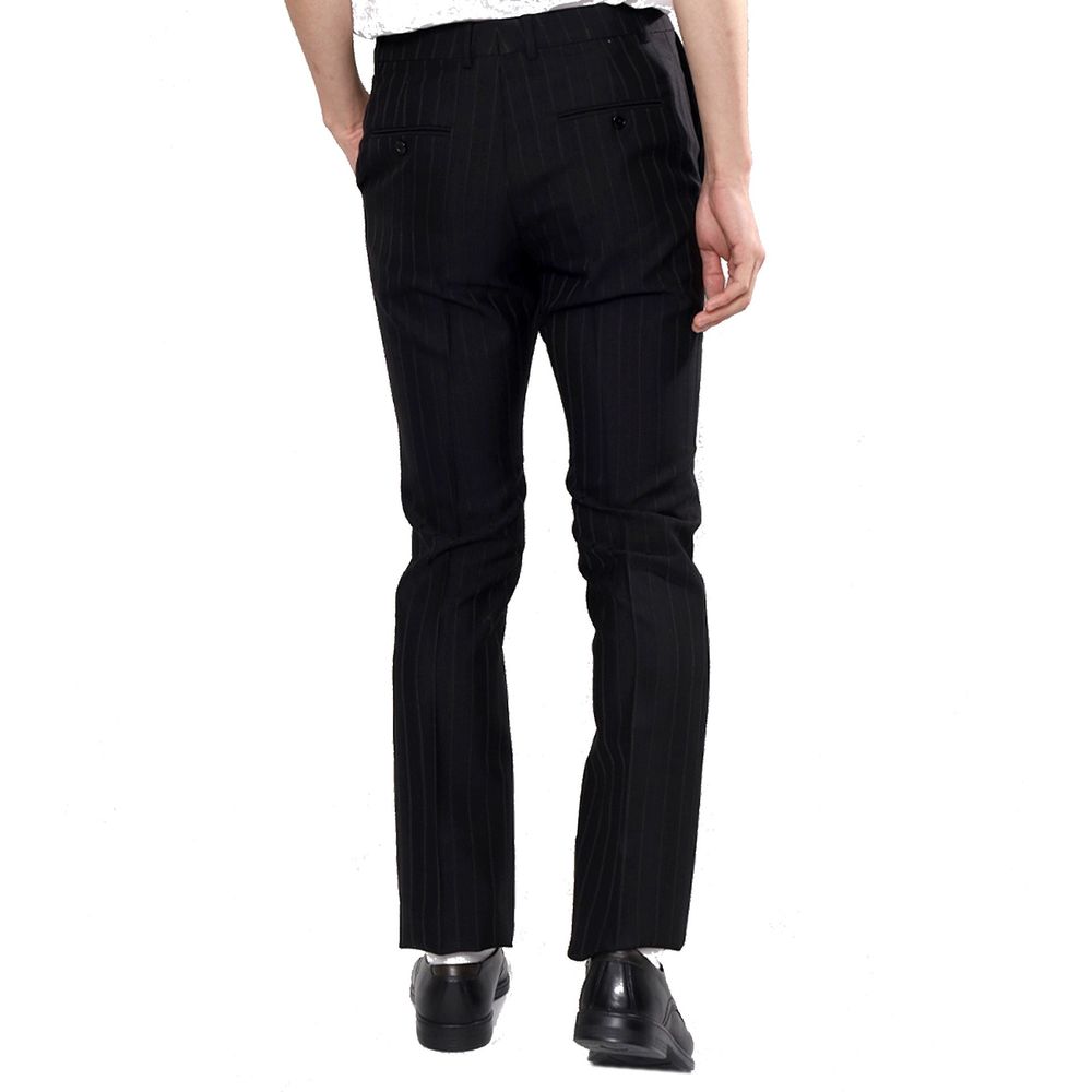 Celine Black Wool Flared Pants