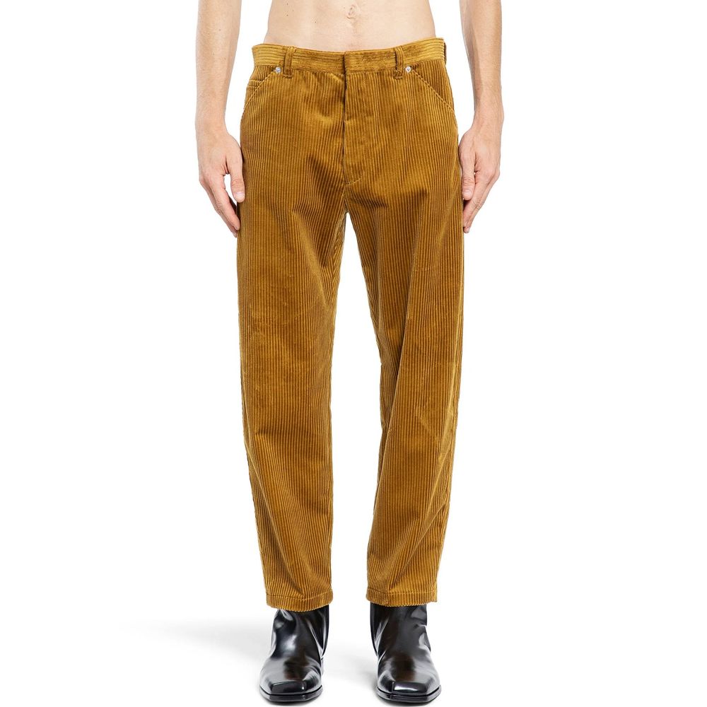 Prada Bicolor Cotton Casual Pants
