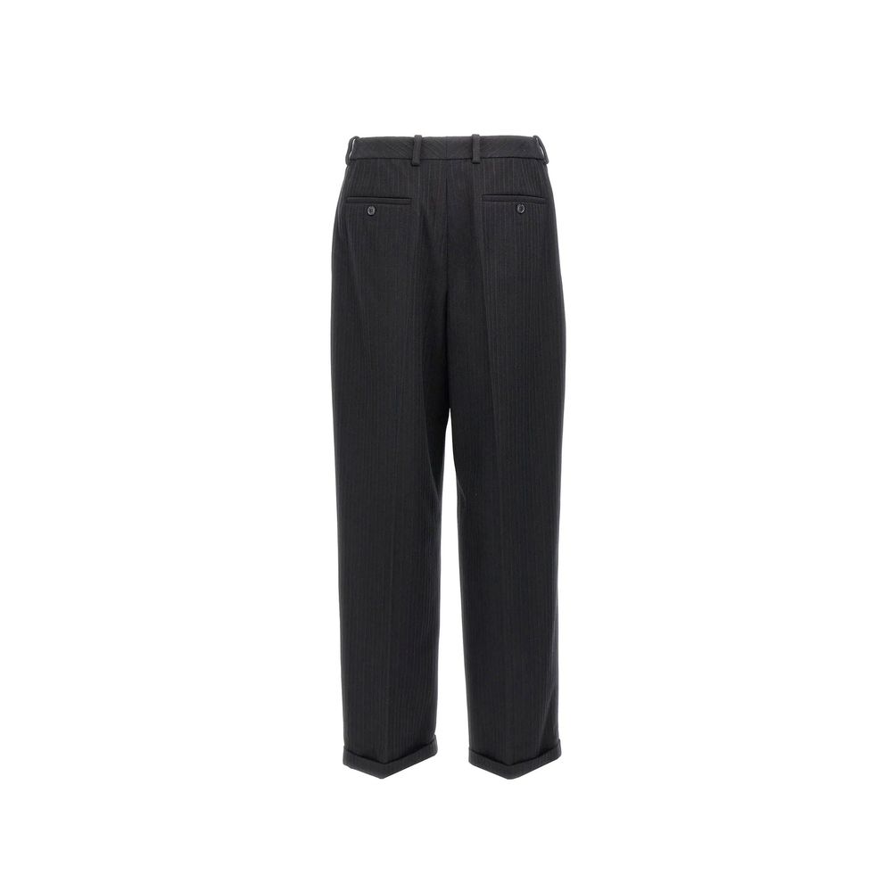 Saint Laurent Black Cashmere Casual Pants