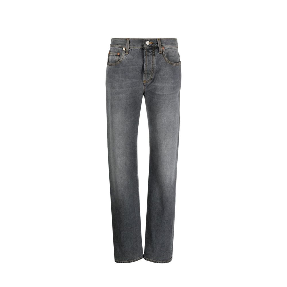 Gucci Grey Relaxed Fit Jeans for Women