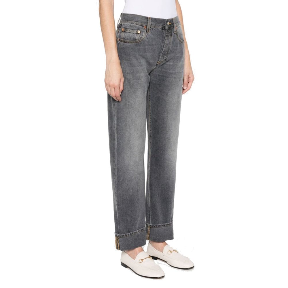 Gucci Grey Relaxed Fit Jeans for Women alternate view