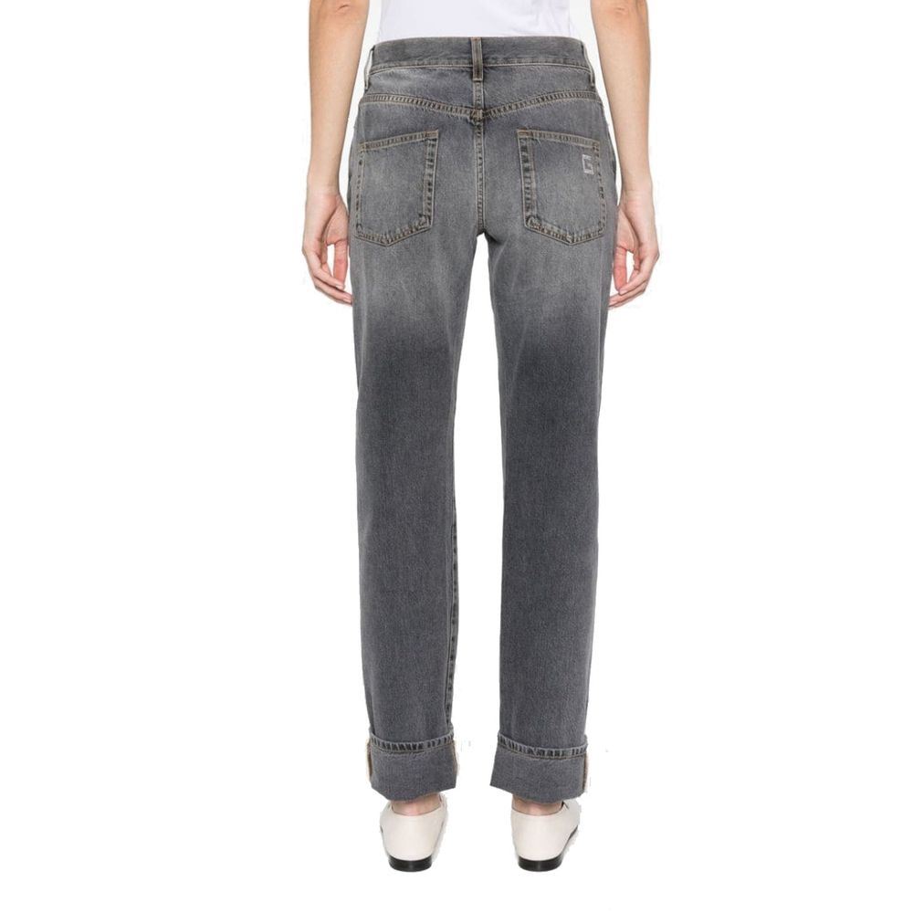 Gucci Grey Relaxed Fit Jeans for Women detail view