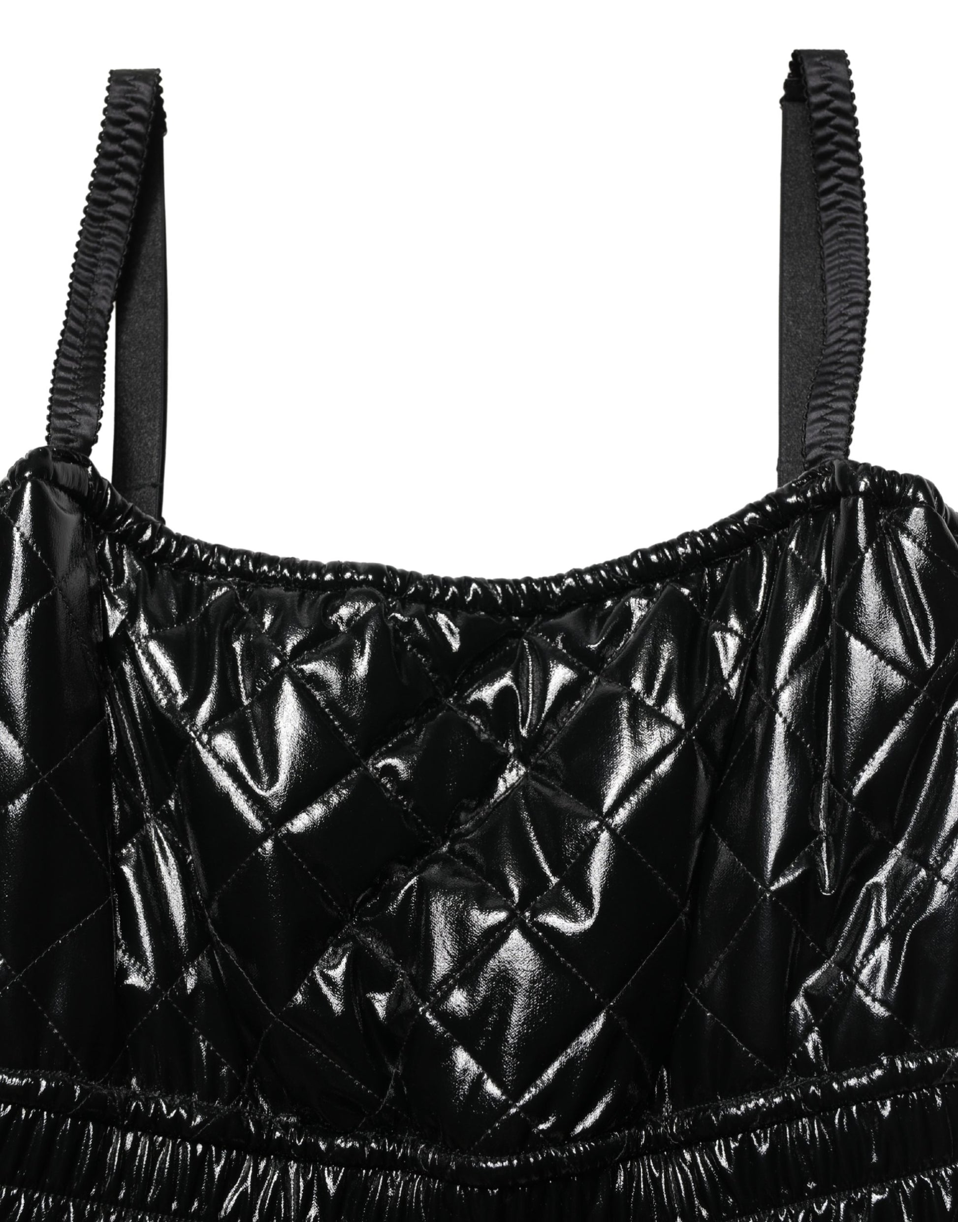 Dolce & Gabbana Black Sleeveless Romper Jumpsuit Dress