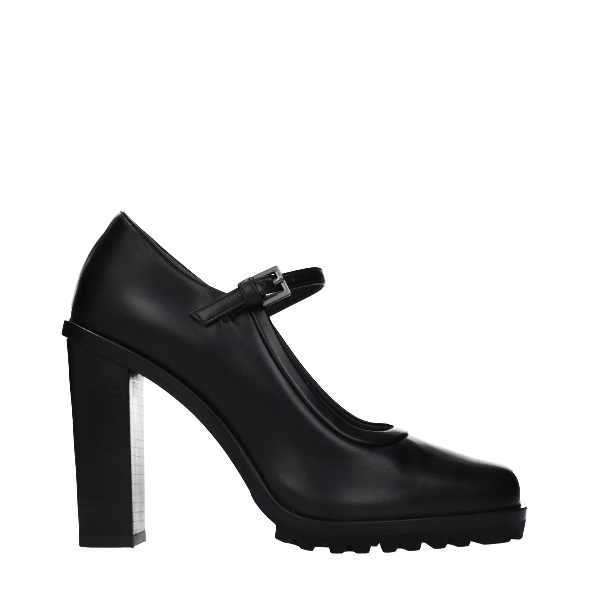 Escarpins Max Mara en cuir noir à talons hauts