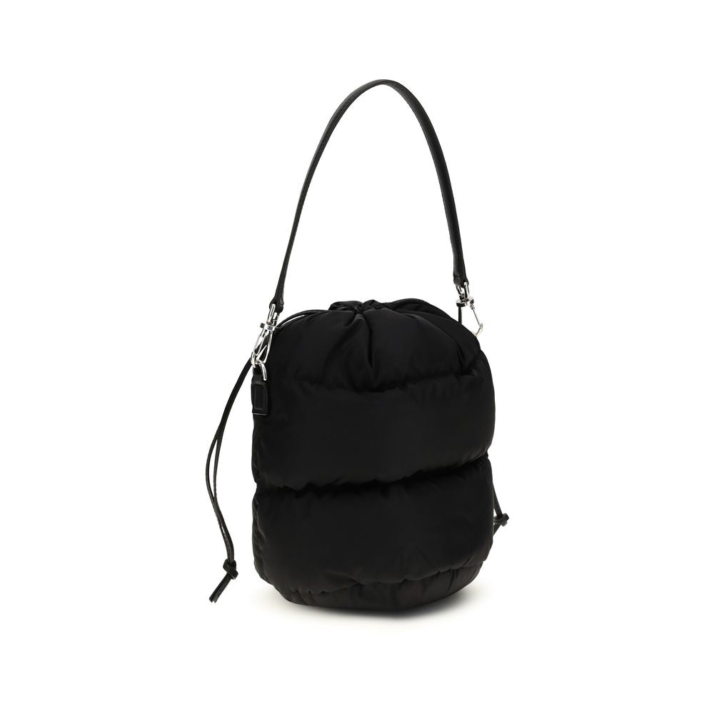 Sac seau Moncler noir en polyamide