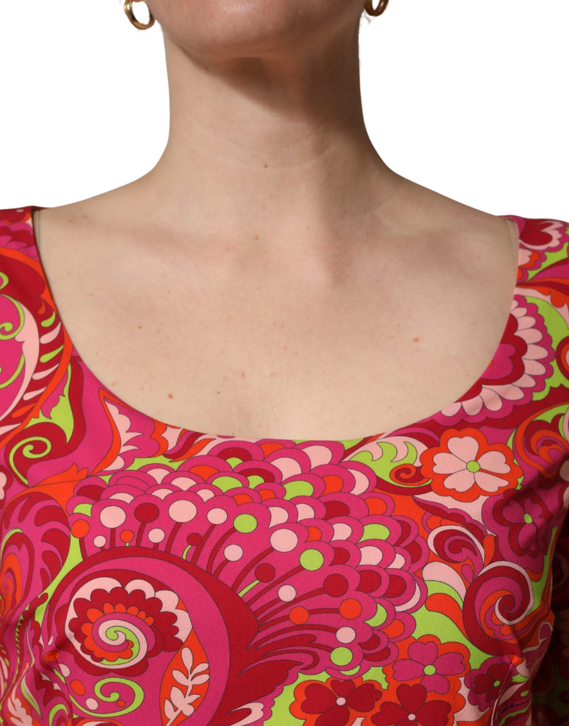 Dolce & Gabbana Red Midi Dress for Women additional view