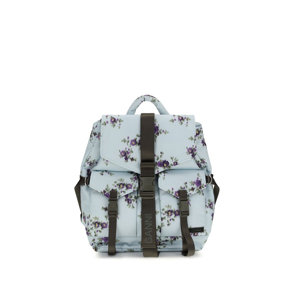Ganni Blue Backpack for Women