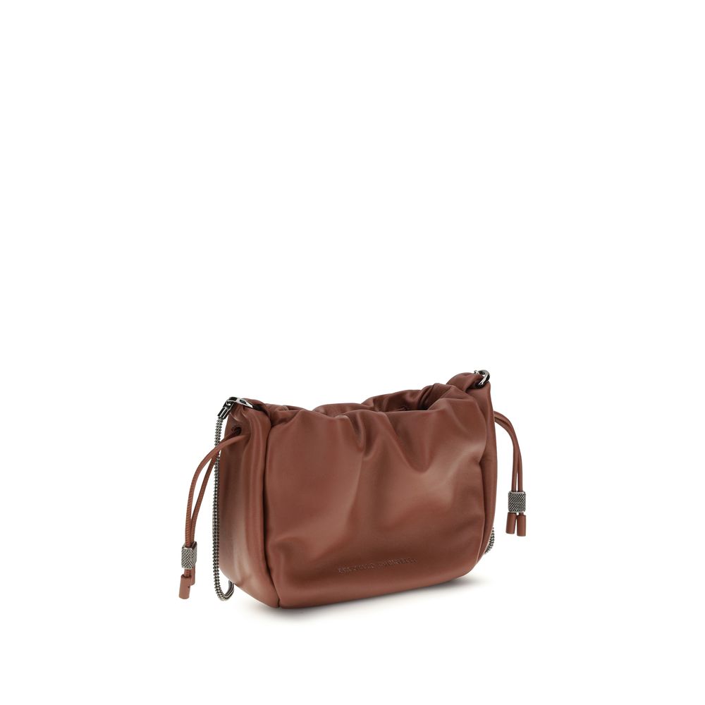 Brunello Cucinelli Brown Shoulder Bag for Women alternate view