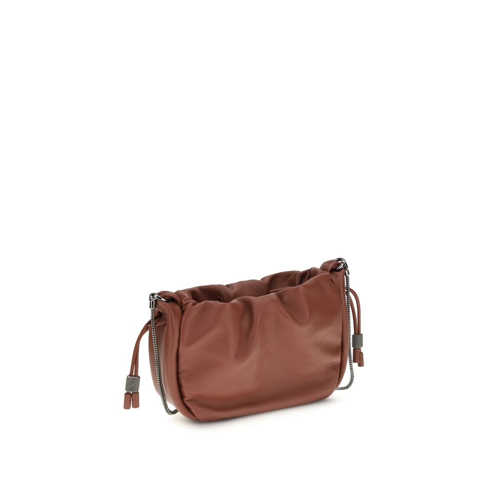 Brunello Cucinelli Brown Shoulder Bag for Women detail view