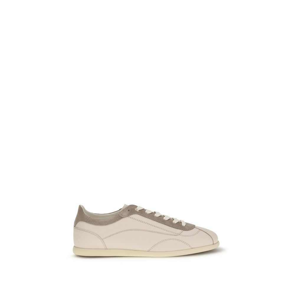 Brunello Cucinelli Beige Low Top Sneakers for Men