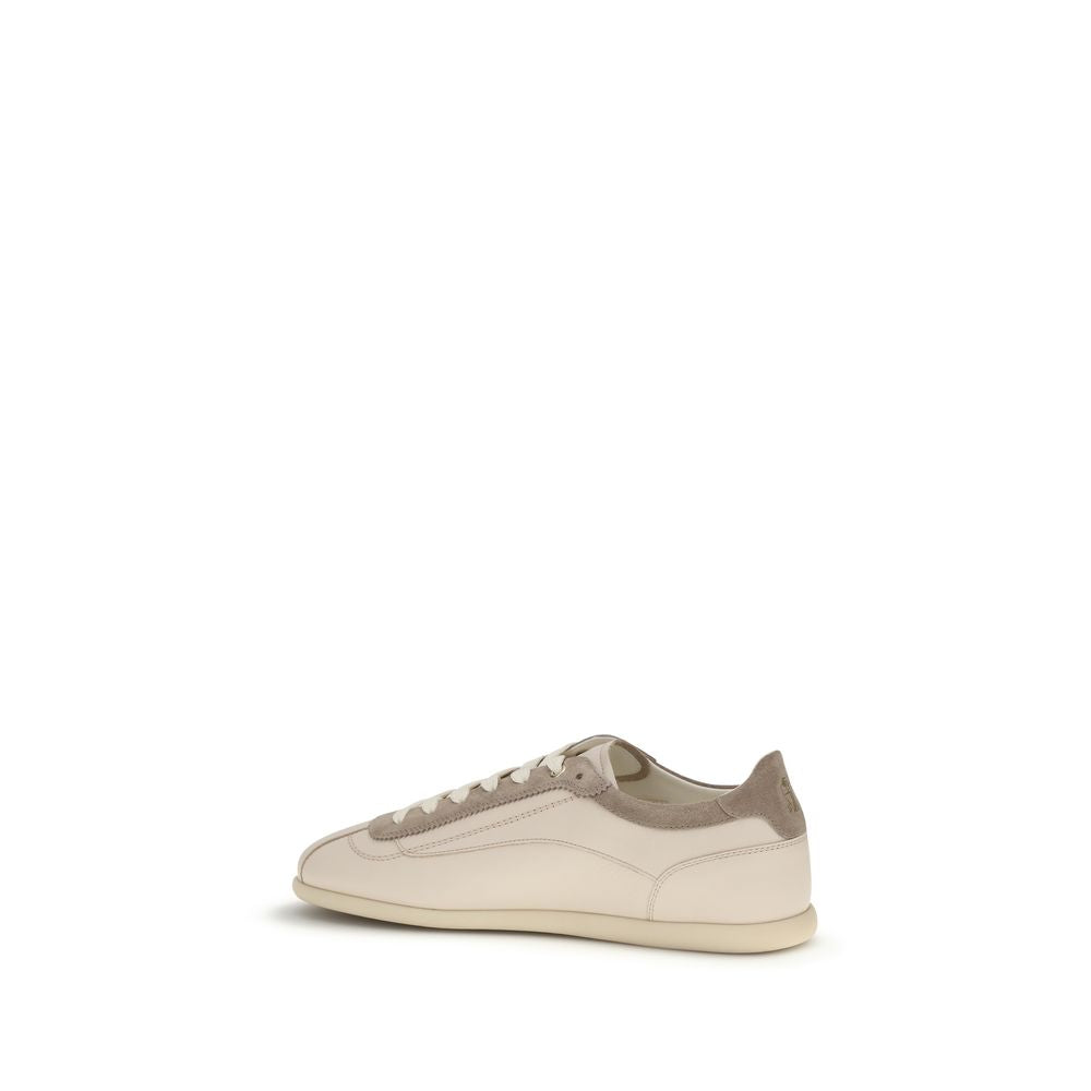 Brunello Cucinelli Beige Low Top Sneakers for Men detail view