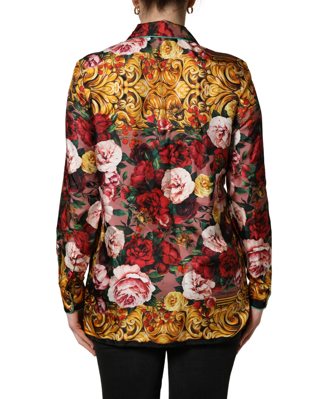 Dolce & Gabbana Multicolor Dress Shirt for Women side view