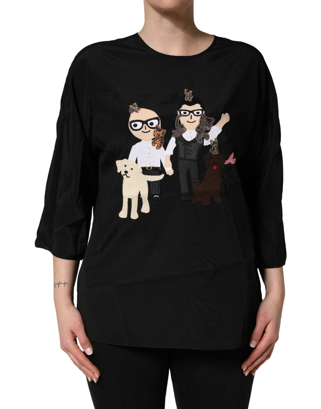 Dolce & Gabbana Black Blouse for Women alternate view