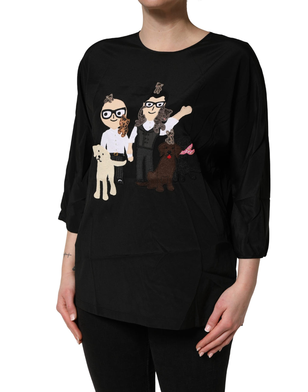 Dolce & Gabbana Black Blouse for Women detail view
