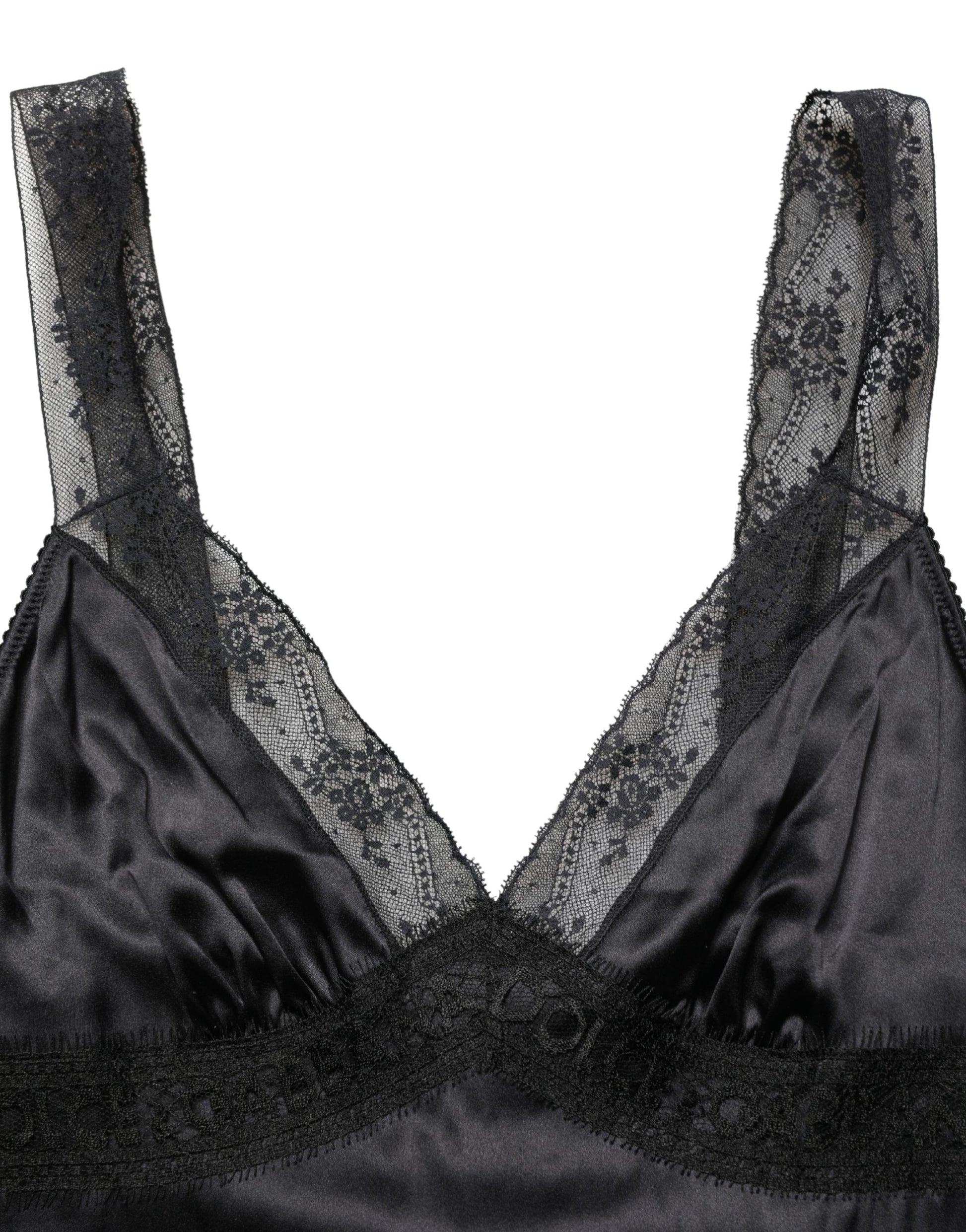 Dolce & Gabbana Black Sleeveless T-Shirt for Women additional view