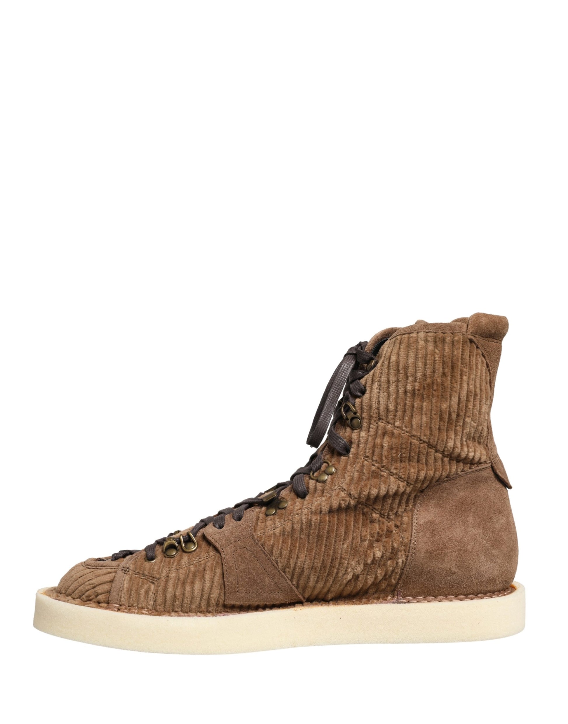 Dolce & Gabbana Brown High Tops for Men side view