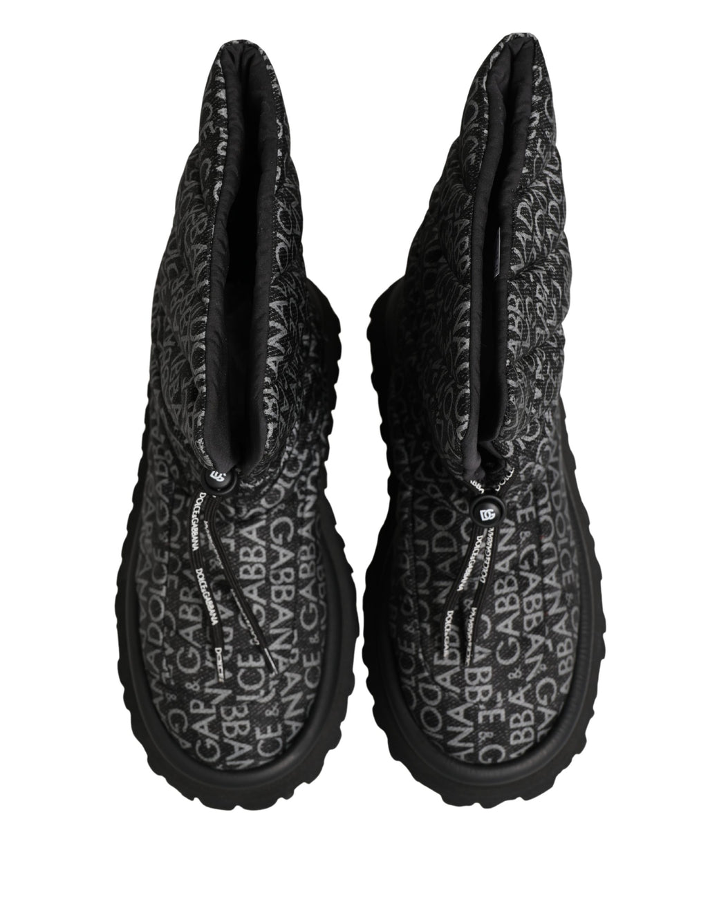 Dolce & Gabbana Black Lace Up Boots for Men additional view