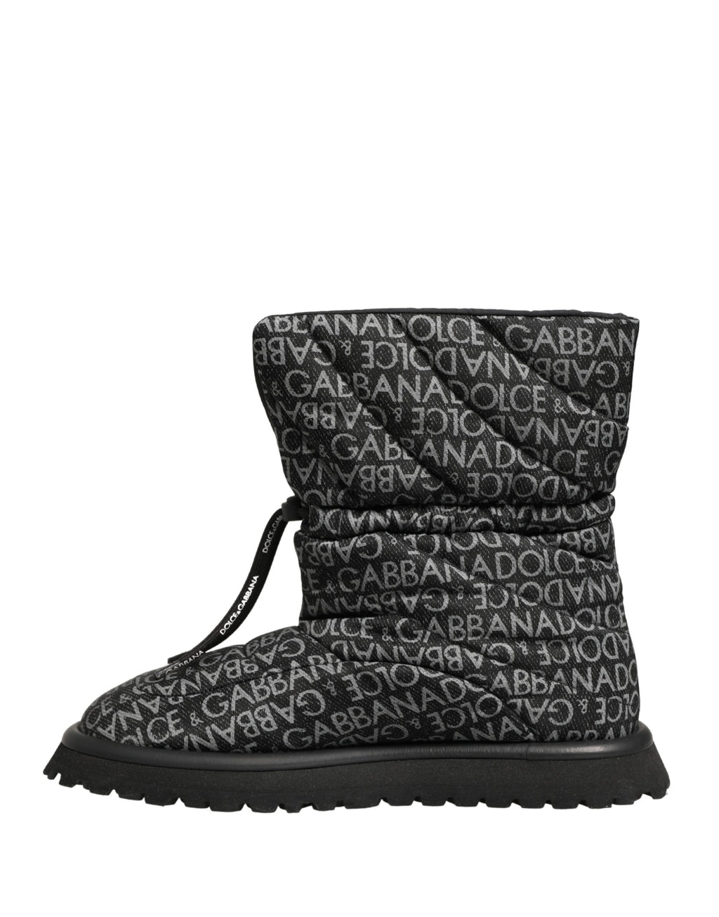 Dolce & Gabbana Black Lace Up Boots for Men additional view